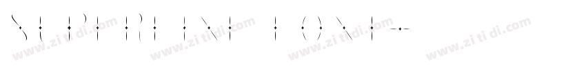 SuperLine Font字体转换